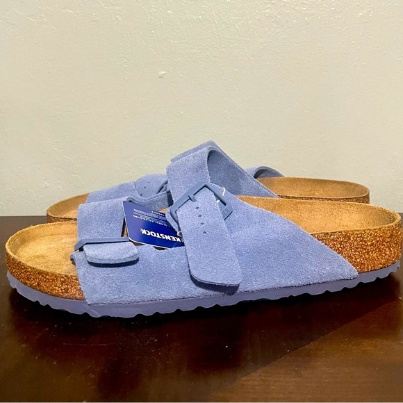 Birkenstock Blue Suede Sandals - Picture 4 of 6